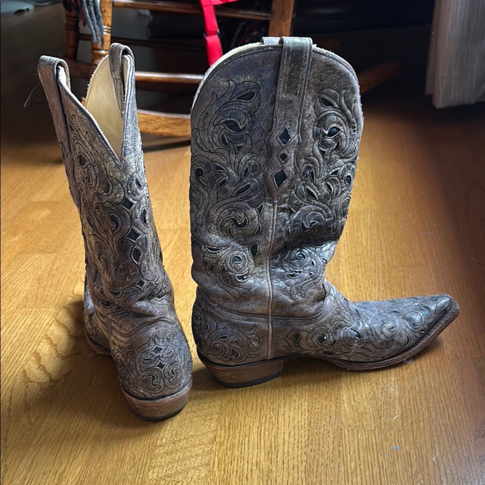 Corral Vintage Tan Leather Boots